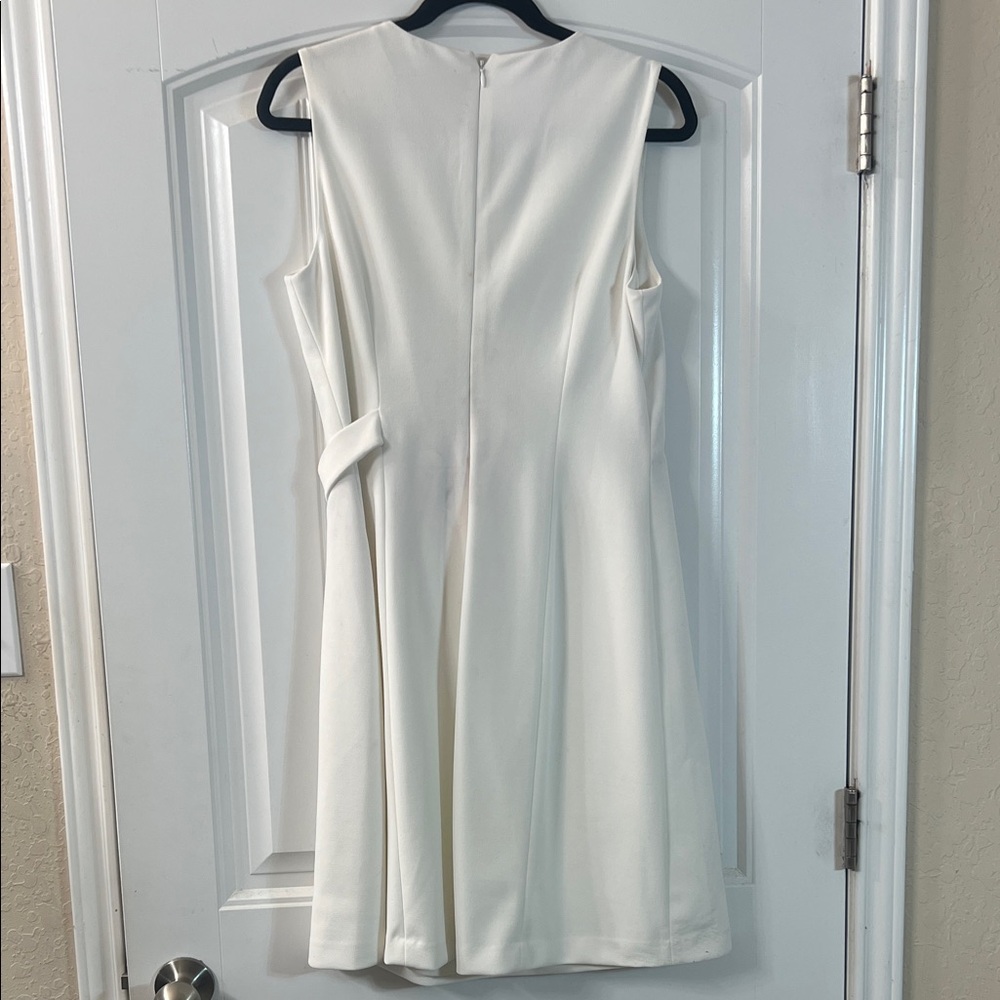 Calvin Klein Cream Sleeveless Mini Dress - Picture 7 of 7